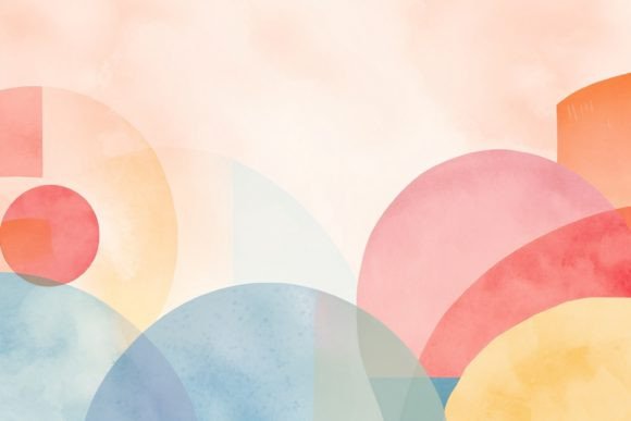 Abstract Boho Frame Background