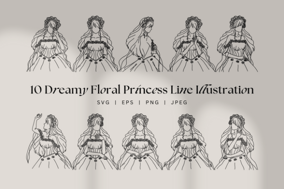 Dreamy Floral Magical Princess Fairycore