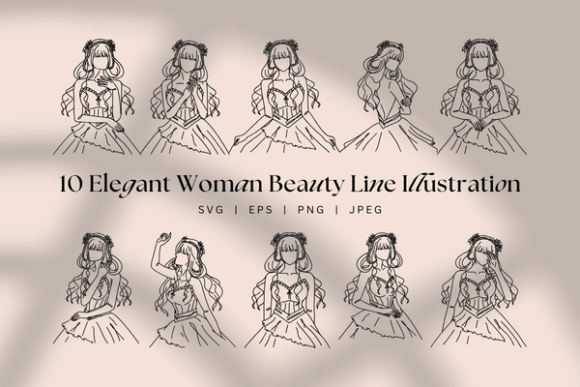 Esoteric Elegant Woman Majestic Beauty