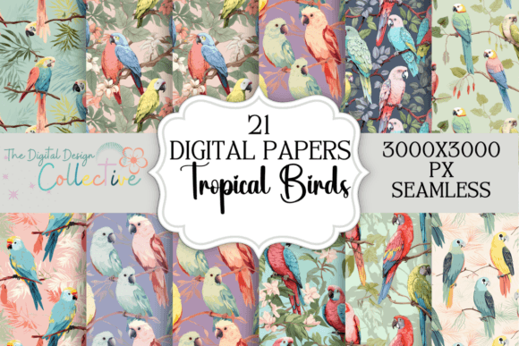 Evaluating the Tropical Birds Digital Paper Bundle for Creative Projects