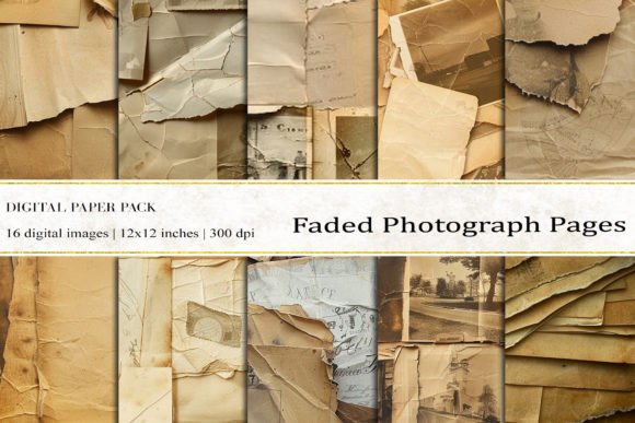 Faded Photograph Pages Digital Papers: A Comprehensive Evaluation