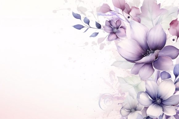 Floral Border Frame Background