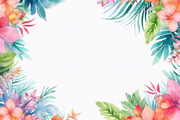 Leaves Border Background