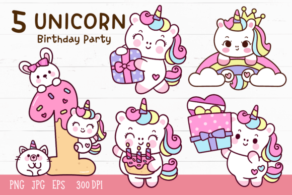 Unicorn Cartoon Kawaii Clipart Birthday: A Practical Guide to Digital Assets for Creative Projects