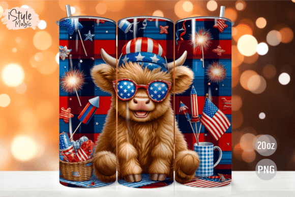 Unleash Your Creativity: The Ultimate Guide to the 4th of July Patriotic Highland Cow Wrap