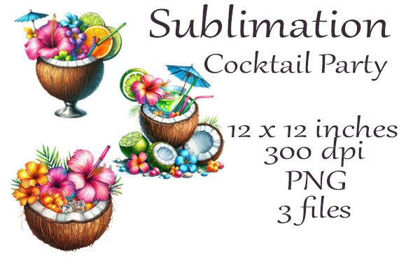 Unlocking Creativity with Sublimation Watercolor Cocktail Party PNG: A Designer’s Guide to Versatile Digital Art