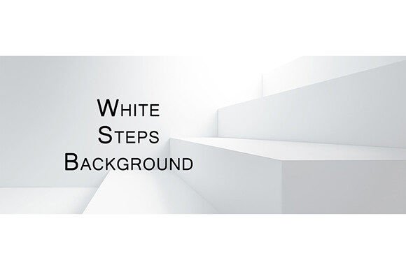 White Steps Background: Integrating Modern Minimalist Design into Professional Workflows